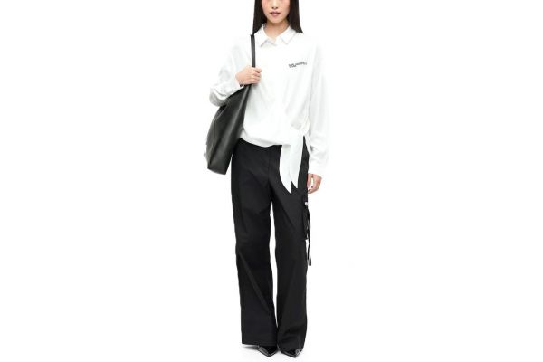 Γυναικείο Πουκάμισο Λευκό Karl Lagerfeld Jeans B1W11026-100 WHITE
