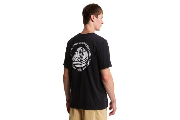 Men's Black M Monte Regular SS Tee The North Face NF0A8GA7-JK31