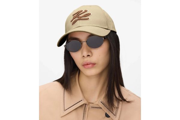 Women's Beige K/Autograph Cap Karl Lagerfeld B2W33019-2FT SAFARI
