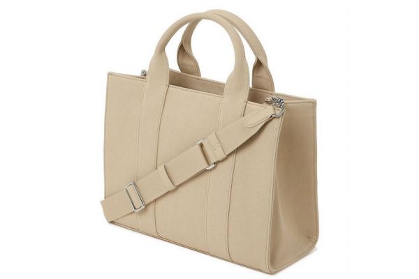 Women's Beige K/Rsg Square Medium Tote Bag Karl Lagerfeld A1W50010-2FT SAFARI