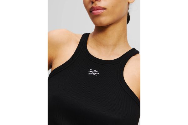 Γυναικείο Tank Top Μαύρο Karl Lagerfeld B2W17003-998 BLACK/WHITE