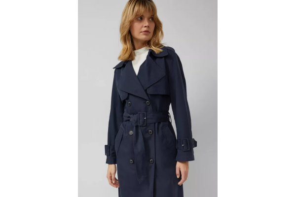 Γυναικεία Καπαρντίνα Navy Μπλε S.Oliver 2173521-5959