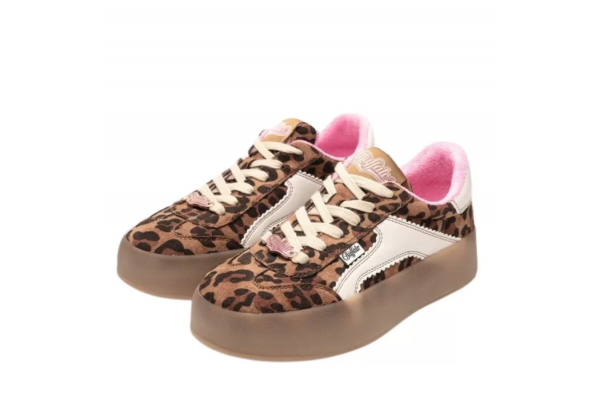 Γυναικεία Cajo Sneakers Λεοπάρ Buffalo BUF1636443-LEO/PINK/WHITE