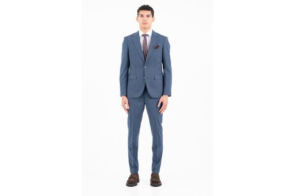 Men's Blue Suit Vittorio DOLCE-PETROL