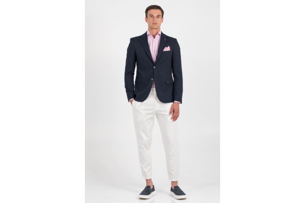 Ανδρικό Σακάκι Navy Μπλε Vittorio BORELLO-BLUE