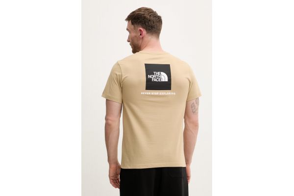 Men's Beige M Evolution Box NSE T-shirt The North Face NF0A8B6K-LK51
