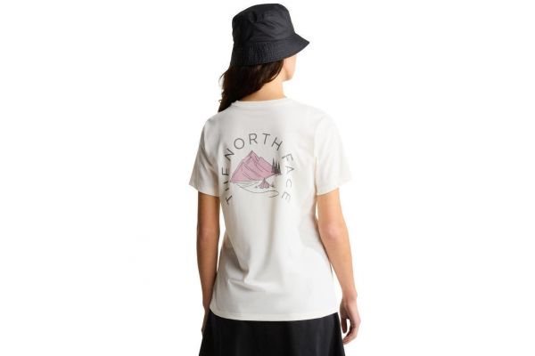 Women's White W Monte Regulart SS Tee The North Face NF0A8GA9-QLI1