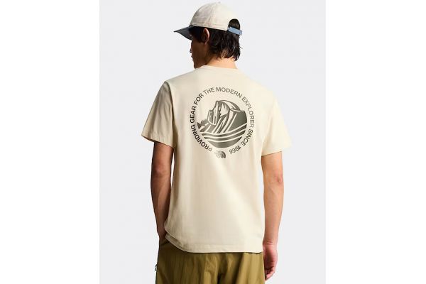 Men's Beige M Monte Regular SS Tee The North Face NF0A8GA7-DOM1