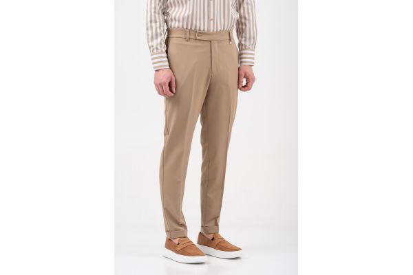 Men's Brown Pants Vittorio 50026DIVERSO-CIGAR