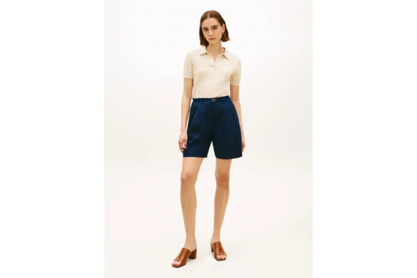 Γυναικεία Βερμούδα Navy Μπλε Tommy Hilfiger WW0WW49040-C1G