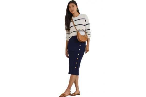Γυναικεία Tarver Φούστα Navy Μπλε Ralph Lauren 200P03762001-Navy