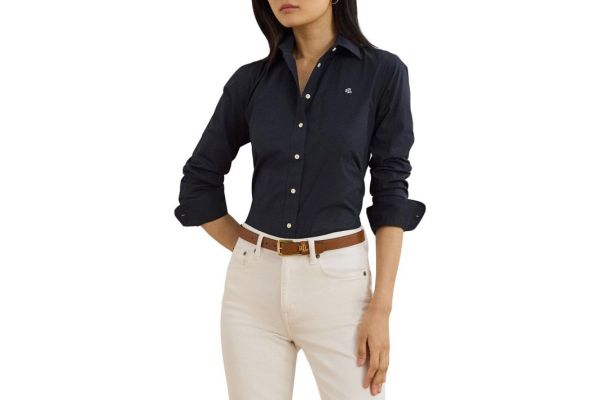 Γυναικείο Πουκάμισο Navy Μπλε Ralph Lauren 200684553003-Navy
