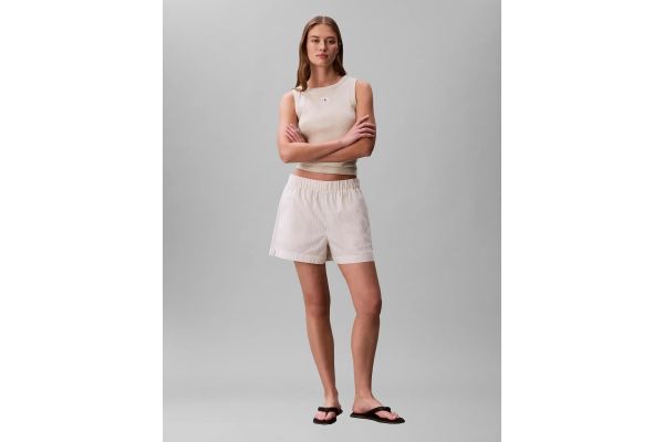Γυναικείο Σορτς Μπεζ Calvin Klein LV047F628G-F7J