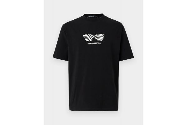 Ανδρικό T-shirt Μαύρο Karl Lagerfeld 755131 562221-990