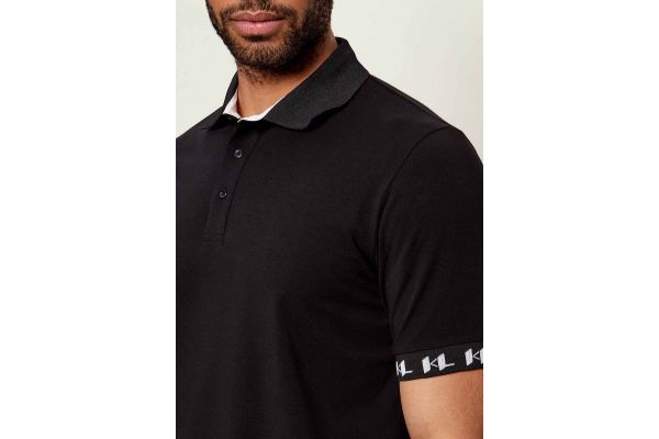 Ανδρικό Polo Μαύρο Karl Lagerfeld 745020 562221-990
