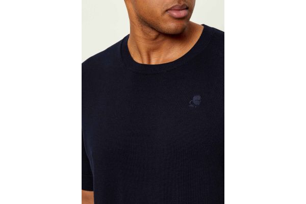 Ανδρικό Πλεκτό T-shirt Navy Μπλε Karl Lagerfeld 655087 562398-690