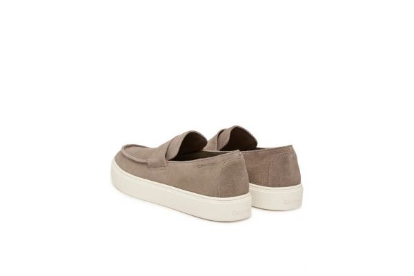 Ανδρικά Δερμάτινα Loafers Μπεζ Calvin Klein HM0HM02161-PBO