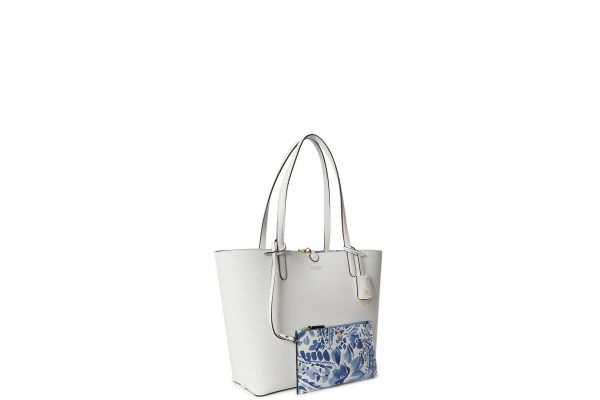 Women's White RVRSBLE TOTE Ralph Lauren 431795329078-WHITE