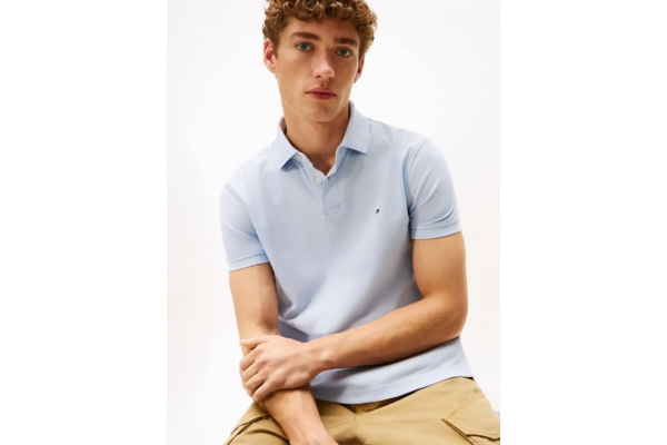 Ανδρικό 1985 Regular Polo Γαλάζιο Tommy Hilfiger MW0MW17770-C1O