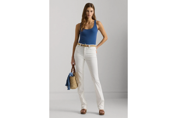 Γυναικείο Τζιν Λευκό Ralph Lauren 200926081001-White