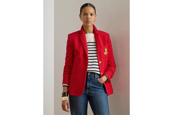 Women's Red ANFISA LINED JACKET Ralph Lauren 200797305030-Red