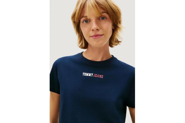Γυναικείο T-shirt Navy Μπλε Tommy Jeans DW0DW22277-C1G