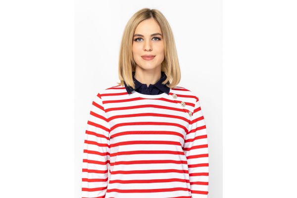 Women's Red Dalka Sweatshirt Heavy Tools T02027-REGATTA