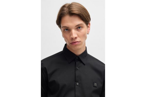 Men's Black Ermo Business Shirt HUGO 50505315-001