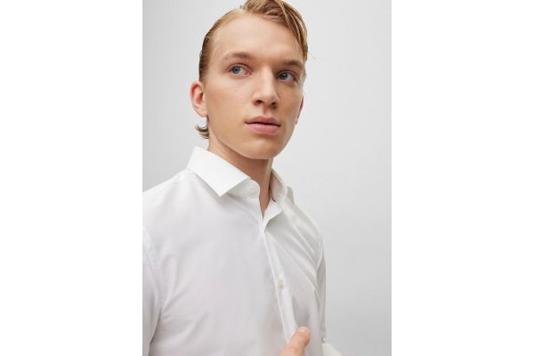 Men's White Kenno Business Shirt HUGO 50289499-199