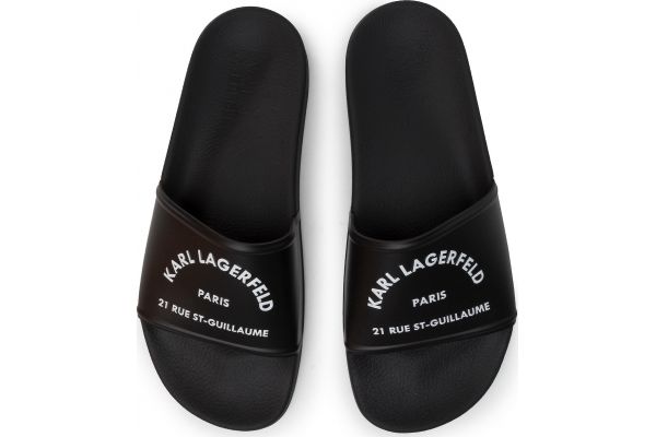 Ανδρικές Kondo II Παντόφλες Μαύρες Karl Lagerfeld KL70008C-V00-Black