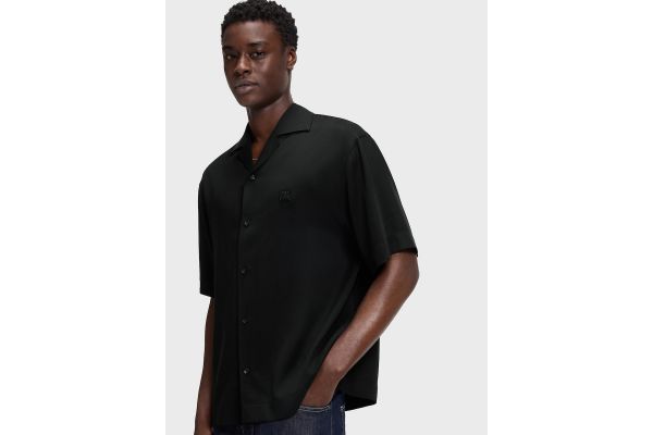 Men's Black Espino Shirt HUGO 50560593-001