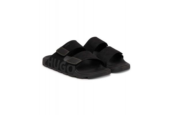 Men's Black Evander Sand Slip-Ons HUGO 50563303-001