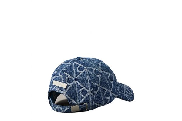 Women's Light Blue Aop Jacquard Denim Bb Cap Calvin Klein LV04F5069G-YBN