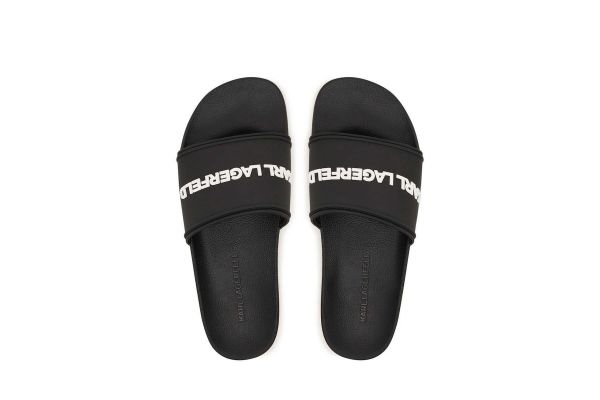 Ανδρικές Kondo II Παντόφλες Μαύρες Karl Lagerfeld KL70004C-V00-Black