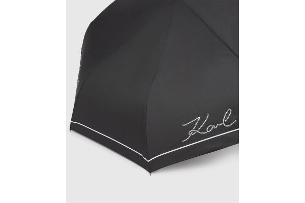 K/Signature Ομπρέλα Μαύρη Karl Lagerfeld B2W50064-999 BLACK