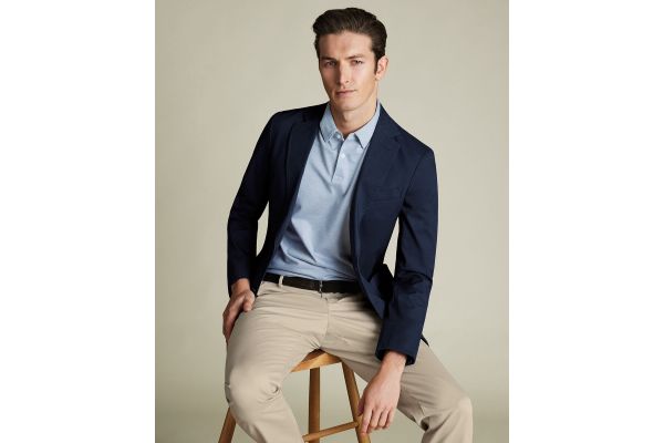 Ανδρικό Hanfred Σακάκι Navy Μπλε HUGO 50559113-405