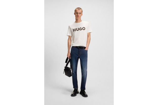 Men's Navy Blue Nos 634 Jeans HUGO 50517544-409