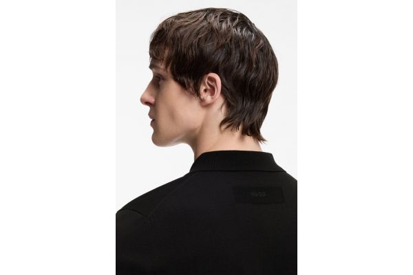Men's Black San Peter Polo Sweater HUGO 50536672-001