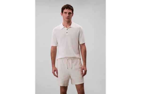 Men's White Hd Cotton Waffle Shorts Calvin Klein LV04RC248G-YAS