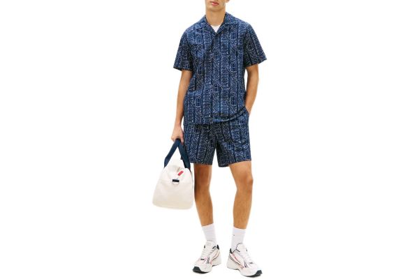 Men's Navy Blue Tjm Aop Short Tommy Jeans DM0DM22829-C1G