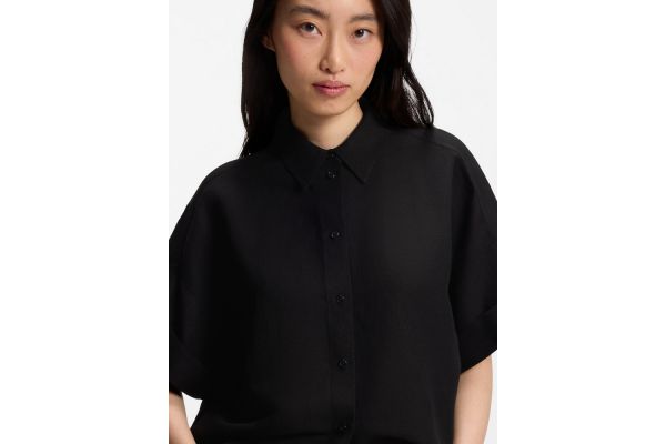 Women's Black C Bisenas Tailored Blouse BOSS 50559261-001