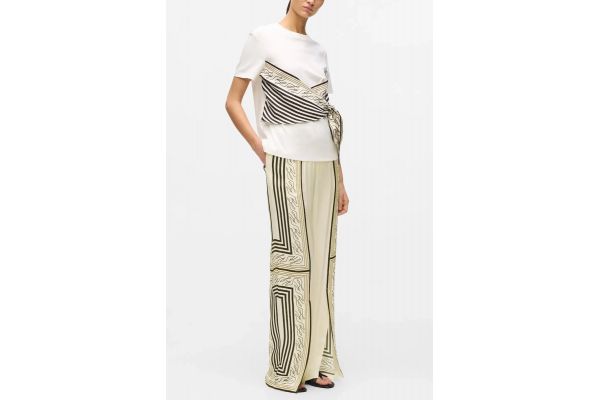 Women's Beige SCARF PRINT PJ PANTS Karl Lagerfeld B2W10025-461