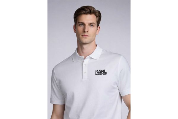 Men's White Polo Nos Karl Lagerfeld 745780 500235-10