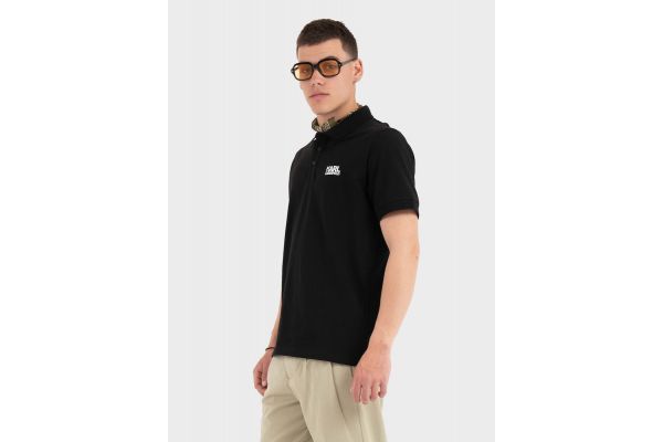Ανδρικό Polo Μαύρο Karl Lagerfeld 745780 500235-990