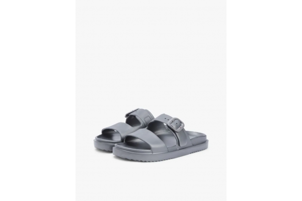 Women's Dark Grey TH Double Strap Sandal Pearl Tommy Hilfiger FW0FW09114-0IR