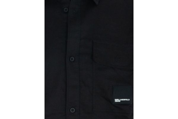 Men's Black Klj Ss Summer Shirt Karl Lagerfeld Jeans B2M16019-999 BLACK
