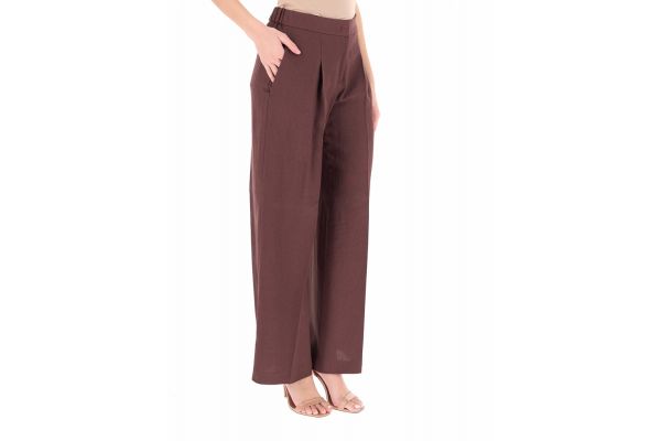 Women's Dark Brown Tiana11 Trousers BOSS 50557443-206
