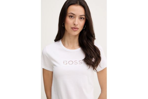 Women's White Eventsa11 T-shirt BOSS 50562055-100