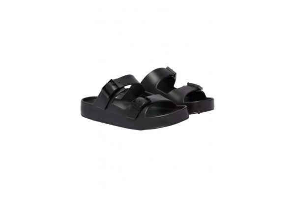 Men's Black Ergon Eva Double Bar Sandal Calvin Klein HM0HM02116-0GJ