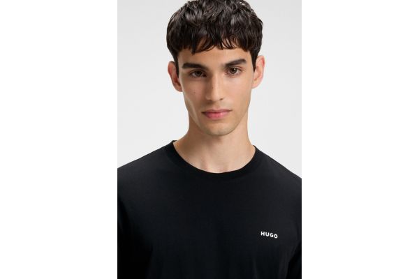 Men's Black Dero222 T-shirt HUGO 50466158-001